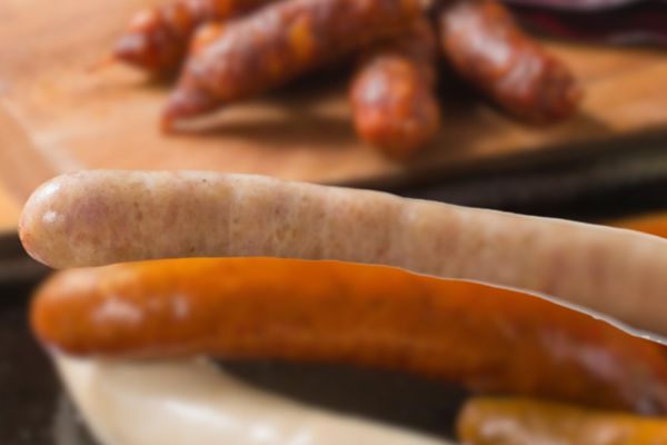 マスタードソーセージの写真